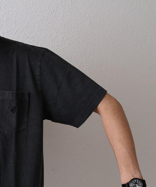 coen（コーエン）の「【WEB限定】オーバーダイビッグT（Tシャツ/カットソー・メンズ・ブラック/ケリー・MEDIUM/LARGE）」の11枚目の写真