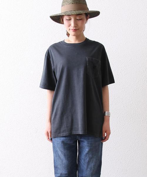 coen（コーエン）の「【WEB限定】オーバーダイビッグT（Tシャツ/カットソー・メンズ・ブラック/ケリー・MEDIUM/LARGE）」の17枚目の写真
