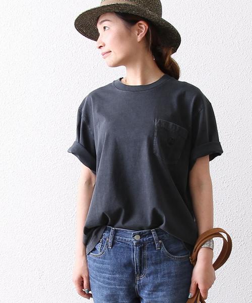 coen（コーエン）の「【WEB限定】オーバーダイビッグT（Tシャツ/カットソー・メンズ・ブラック/ケリー・MEDIUM/LARGE）」の15枚目の写真