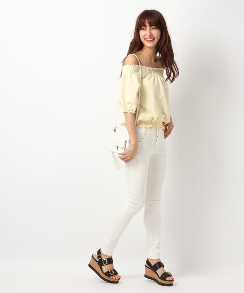 Heather（ヘザー）の「ジャガードシャーリングプルオーバー　724170（Tシャツ/カットソー・レディース・レッド/ライトイエロー/オフホワイト/ネイビー・FREE）」の13枚目の写真