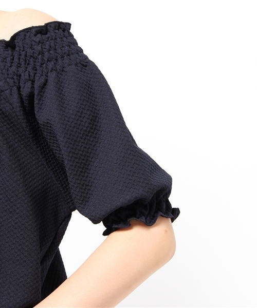 Heather（ヘザー）の「ジャガードシャーリングプルオーバー　724170（Tシャツ/カットソー・レディース・レッド/ライトイエロー/オフホワイト/ネイビー・FREE）」の9枚目の写真