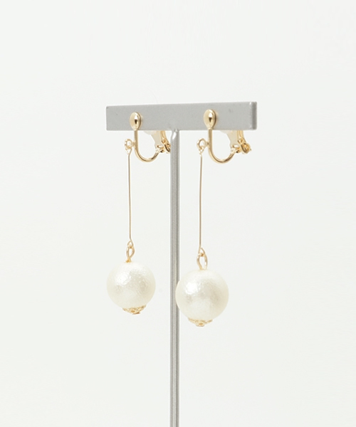 ROPE' PICNIC（ロペピクニック）の「ビッグパールロングイヤリング（イヤリング・レディース・ゴールド/シルバー・F）」の5枚目の写真