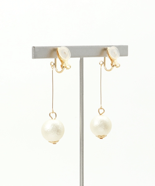 ROPE' PICNIC（ロペピクニック）の「ビッグパールロングイヤリング（イヤリング・レディース・ゴールド/シルバー・F）」の3枚目の写真