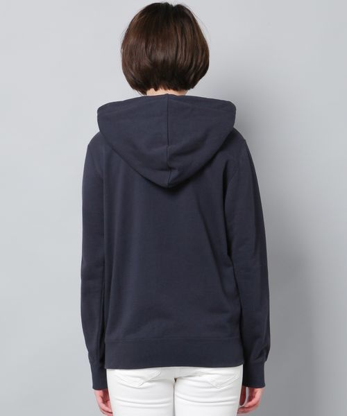 Champion（チャンピオン）の「【Champion】無地ジップパーカー（パーカー・レディース・グレー/ネイビー/カーキ/ワイン/キナリ/ブラック・SMALL/LARGE/MEDIUM）」の9枚目の写真