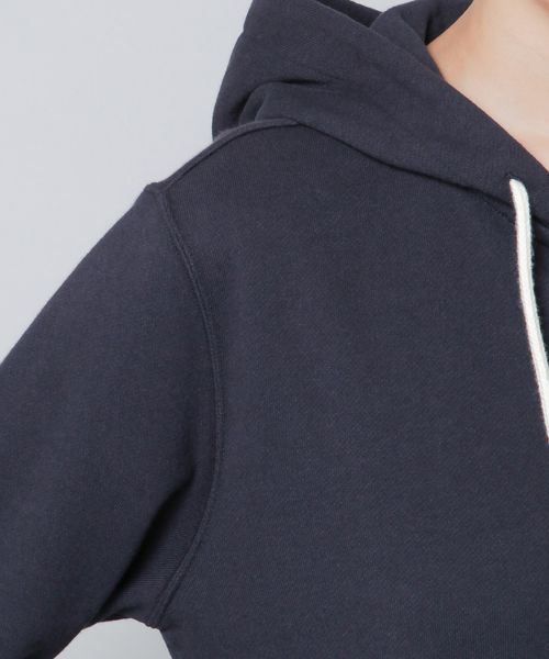 Champion（チャンピオン）の「【Champion】無地ジップパーカー（パーカー・レディース・グレー/ネイビー/カーキ/ワイン/キナリ/ブラック・SMALL/LARGE/MEDIUM）」の11枚目の写真