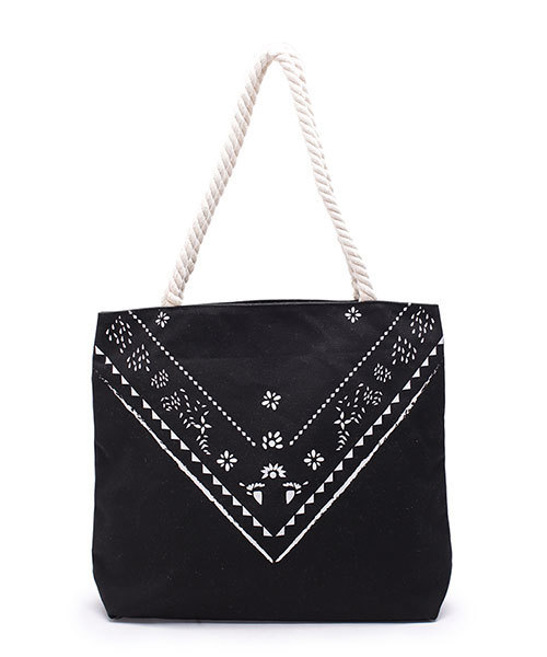 NANO universe(ナノユニバース)の「プリントキャンバストート(ショルダーバッグ・レディース・ブラック/レッド/ネイビー/ナチュラル・FREE)」の13枚目の写真