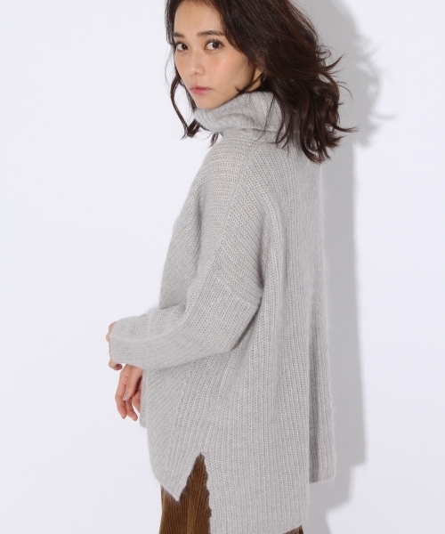 Niko And ニコアンド の モヘア変形畦タートル Niko And ニット セーター Wear