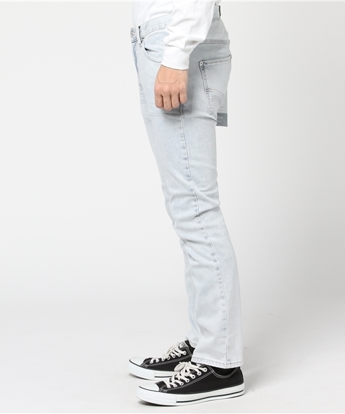 VENCEEXCHANGE(ヴァンスエクスチェンジ)の「デニムスキニーパンツ (デニムパンツ・メンズ・ブルー/ライトブルー・SMALL/LARGE/MEDIUM)」の3枚目の写真