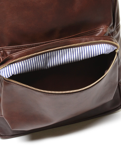 BEAUTY&YOUTH UNITED ARROWS（ビューティーアンドユースユナイテッドアローズ）の「BY フェイク/ゴート デイパック　◆（バックパック/リュック・メンズ・ブラック/ブラウン/ダークブラウン・フリー）」の7枚目の写真