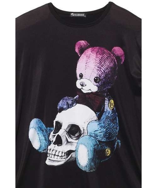 ankoROCK（アンコロック）の「スカル抱っこクマTシャツ