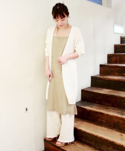 plage(プラージュ)の「《追加》Soft Twill ワイドパンツ◆(その他パンツ・レディース・アイボリー・36/34/38)」の21枚目の写真