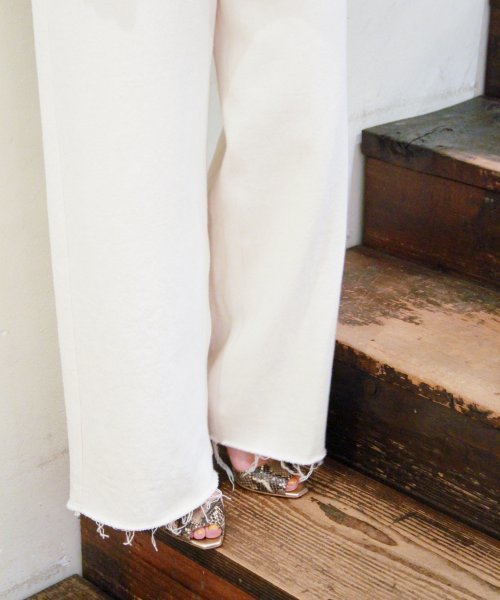 plage(プラージュ)の「《追加》Soft Twill ワイドパンツ◆(その他パンツ・レディース・アイボリー・36/34/38)」の11枚目の写真