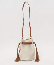 WEGO | WEGO/フェイクレザーコンビタッセルショルダーバッグ(ショルダーバッグ)