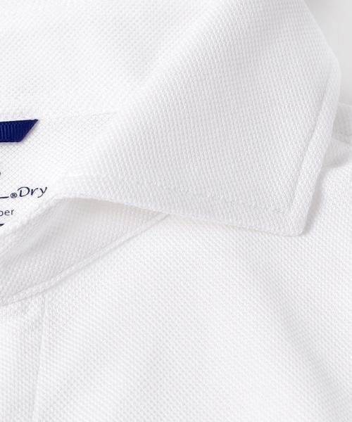 SHIPS（シップス）の「SC: 高機能消臭糸"デオセル(R)(DEOCELL(R))"使用 消臭・抗菌 スキッパーポロシャツ（ポロシャツ・メンズ・ネイビー/ピンク/ホワイト/ブラウン・X-LARGE/LARGE/SMALL/MEDIUM）」の6枚目の写真