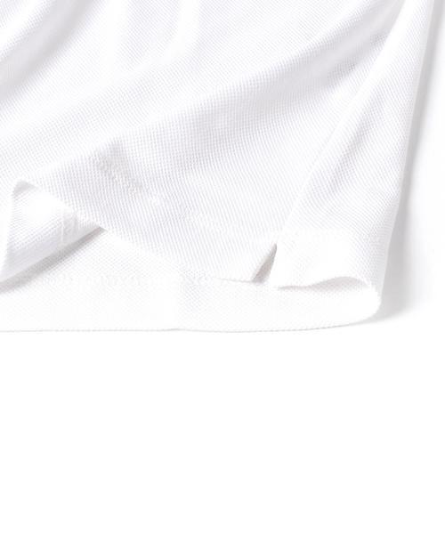 SHIPS（シップス）の「SC: 高機能消臭糸"デオセル(R)(DEOCELL(R))"使用 消臭・抗菌 スキッパーポロシャツ（ポロシャツ・メンズ・ネイビー/ピンク/ホワイト/ブラウン・X-LARGE/LARGE/SMALL/MEDIUM）」の10枚目の写真