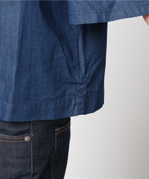 Moname（モナーム）の「Moname   オフショルダー ブラウス   41162361（シャツ/ブラウス・レディース・ブルー・M/S）」の7枚目の写真