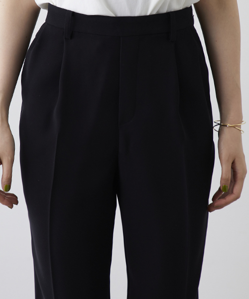 STUDIOUS（ステュディオス）の「ダブルクロスセットアップテーパードパンツ（その他パンツ・レディース・グレイッシュベージュ/ネイビー/ブラック/キャメル・1/0）」の12枚目の写真