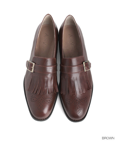 A de Vivre（アドゥヴィーヴル）の「【本革】キルティオックスフォード（ドレスシューズ・レディース・ブラック/グレー系その他/ブラウン/ホワイト/グレー/ベージュ・LL/M/S/L）」の13枚目の写真