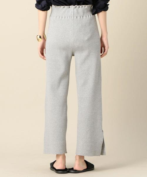 BEAUTY&YOUTH UNITED ARROWS（ビューティーアンドユースユナイテッドアローズ）の「BY リブスリットパンツ ◆（その他パンツ・レディース・ブラック/グレー・SMALL/MEDIUM）」の11枚目の写真