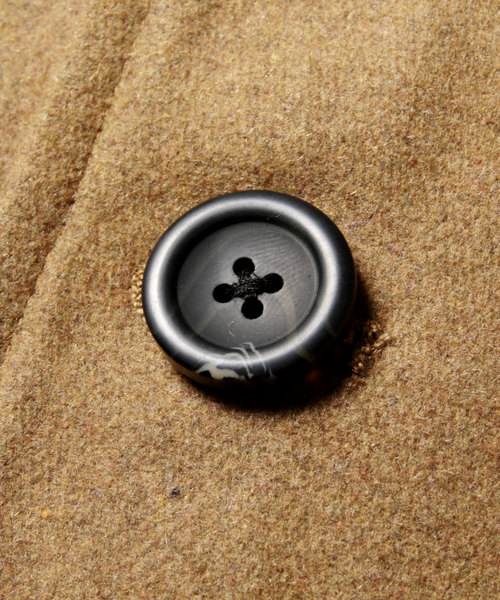 THE CASUAL（カジュアル）の「ウール混 メルトン ステンカラーコート バルカラー コート（ステンカラーコート・メンズ・ブラック/ネイビー/カーキ/ワイン/チャコール/グレー/キャメル/ブラウン/ブルー系その他/モカ/ベージュ系その他/グレー系その他・M/S/L/LL）」の18枚目の写真