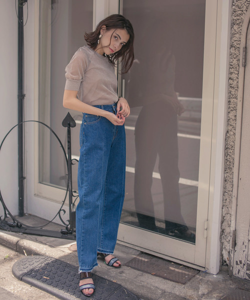 STUDIOUS（ステュディオス）の「【STUDIOUS】オリオンラメニット（ニット/セーター・レディース・ダークブラウン/インディゴブルー/シルバー・FREE）」の20枚目の写真