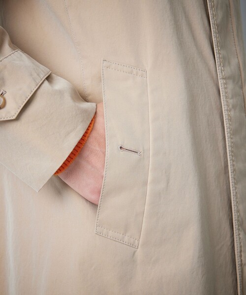 100年コート（ヒャクネンコート）の「＜100年コート＞エイジドクラシックバルマカーンコート（トレンチコート・メンズ・ベージュ/ネイビー・L/M/LL/S）」の10枚目の写真