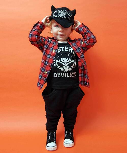 HYSTERIC MINI（ヒステリックミニ）の「DEVILKINタンクトップ（タンクトップ・キッズ・レッド/ブラック/ホワイト/ピンク・70/80）」の3枚目の写真