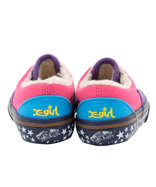 X-girl Stages（エックスガールステージス）の「XGS★ × VANS ERA LACELESS（スニーカー・キッズ・マルチ・14cm/15cm/16cm/17cm/18cm）」の4枚目の写真