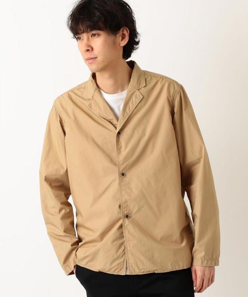 green label relaxing(グリーンレーベルリラクシング)の「CM I38タイプライター シャツジャケット ◆(テーラードジャケット・メンズ・ベージュ/ネイビー・L/M/S)」の11枚目の写真