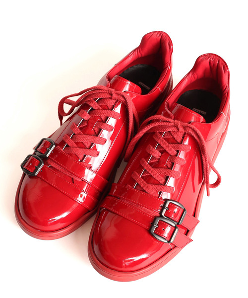 SHAREEF（シャリーフ）の「ENAMEL SNEEKER（スニーカー・メンズ・レッド/ホワイト/パープル/ブラック/ネイビー・1/2）」の5枚目の写真