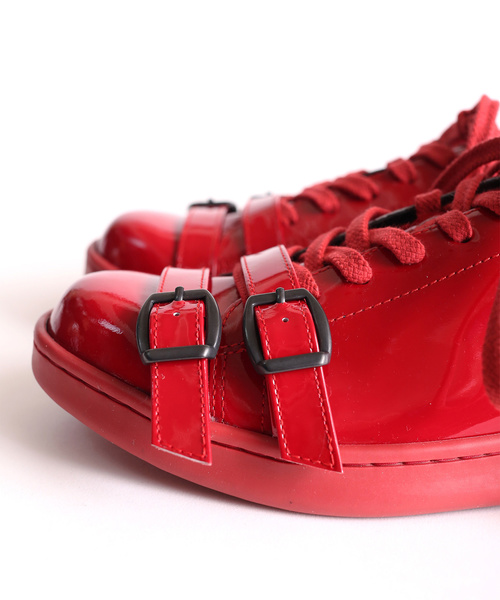 SHAREEF（シャリーフ）の「ENAMEL SNEEKER（スニーカー・メンズ・レッド/ホワイト/パープル/ブラック/ネイビー・1/2）」の8枚目の写真