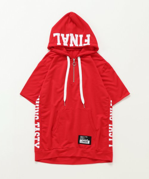 VENCEEXCHANGE（ヴァンスエクスチェンジ）の「裏毛ハーフジップパーカー（パーカー・レディース・ホワイト/グレー/ブラック/レッド・M）」の4枚目の写真