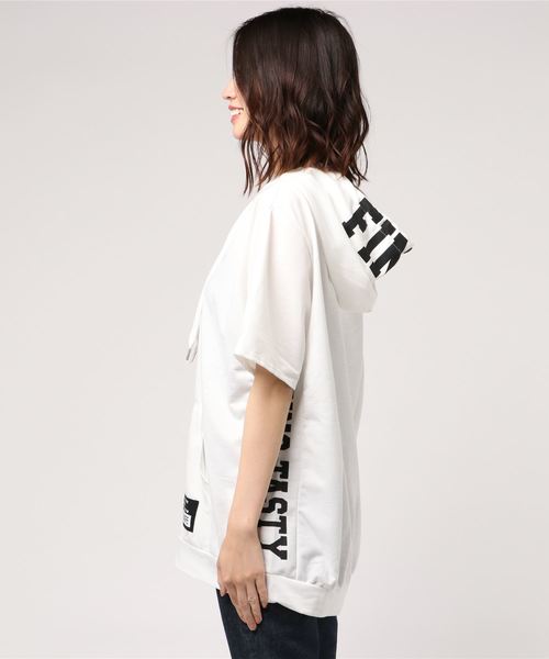 VENCEEXCHANGE（ヴァンスエクスチェンジ）の「裏毛ハーフジップパーカー（パーカー・レディース・ホワイト/グレー/ブラック/レッド・M）」の5枚目の写真