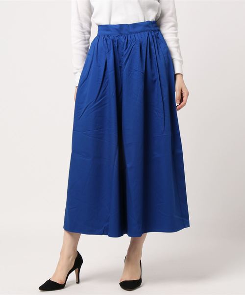 AMERICAN HOLIC（アメリカンホリック）の「・ラチネギャザーワイドガウチョパンツ（その他パンツ・レディース・カーキ/ベージュ/ブルー/イエロー/ネイビー/キャメル・FREE）」の4枚目の写真