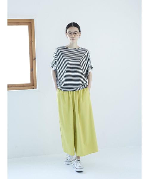 AMERICAN HOLIC（アメリカンホリック）の「・ラチネギャザーワイドガウチョパンツ（その他パンツ・レディース・カーキ/ベージュ/ブルー/イエロー/ネイビー/キャメル・FREE）」の21枚目の写真