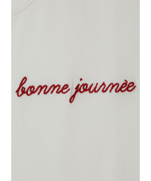 MAISON DE REEFUR（メゾンドリーファー）の「Bonne Journee Tシャツ（Tシャツ/カットソー・レディース・ホワイト・F）」の3枚目の写真