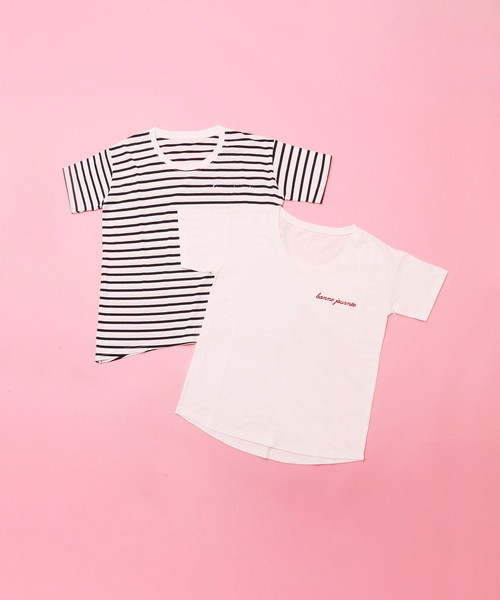 MAISON DE REEFUR（メゾンドリーファー）の「Bonne Journee Tシャツ（Tシャツ/カットソー・レディース・ホワイト・F）」の6枚目の写真