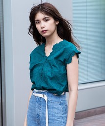 FREE'S MART | エンブロイダリー半袖ブラウス●(シャツ/ブラウス)