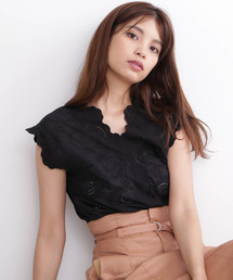 FREE'S MART | エンブロイダリー半袖ブラウス●(シャツ/ブラウス)