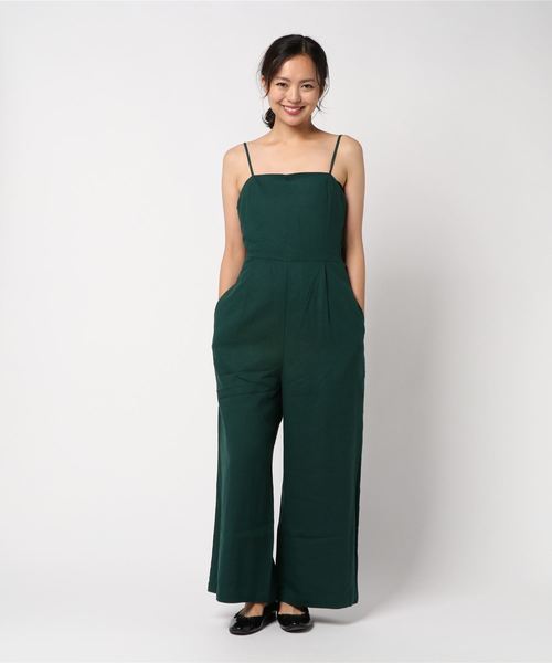 LOWRYS FARM（ローリーズファーム）の「メンアサウシロリボンサロペ　804623（サロペット/オーバーオール・レディース・ブラック/グリーン/グレー・MEDIUM/LARGE）」の8枚目の写真