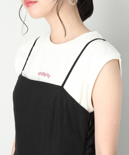 LOWRYS FARM（ローリーズファーム）の「メンアサウシロリボンサロペ　804623（サロペット/オーバーオール・レディース・ブラック/グリーン/グレー・MEDIUM/LARGE）」の14枚目の写真