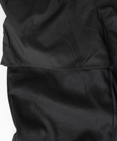 LOWRYS FARM（ローリーズファーム）の「メンアサウシロリボンサロペ　804623（サロペット/オーバーオール・レディース・ブラック/グリーン/グレー・MEDIUM/LARGE）」の9枚目の写真