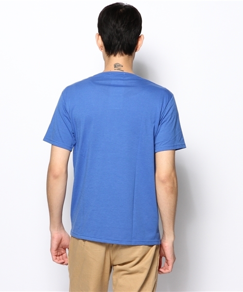 WEGO（ウィゴー）の「WEGO/国旗ロゴTシャツ（Tシャツ/カットソー・メンズ・ブルー/ホワイト/ブラック・LARGE/MEDIUM）」の6枚目の写真