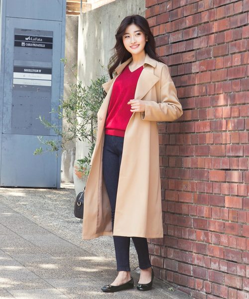 KOBE LETTUCE（コウベレタス）の「ラウンドトゥリボンバレエパンプス＊レディース/フラットシューズ[I1641]神戸レタス（パンプス・レディース・ベージュ/レッド/ブラック/ゴールド/ネイビー・L/LL/M/S）」の12枚目の写真