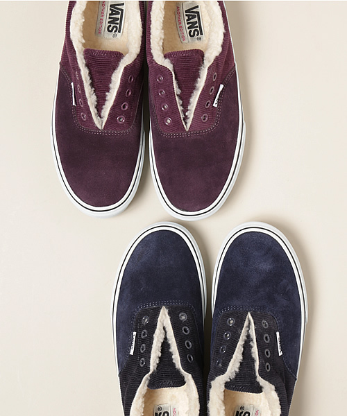 Another Edition（アナザーエディション）の「【AE×VANS】 SUED ERA★（スニーカー・レディース・ネイビー/ワイン・22.5cm/23.0cm/23.5cm/24.0cm/24.5cm/25.0cm）」の10枚目の写真