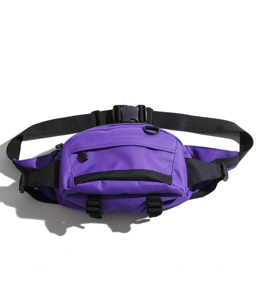 WEGO（ウィゴー）の「WEGO/ウエストボディバッグ（ボディバッグ/ウエストポーチ・レディース・ブラック/パープル・FREE）」の5枚目の写真
