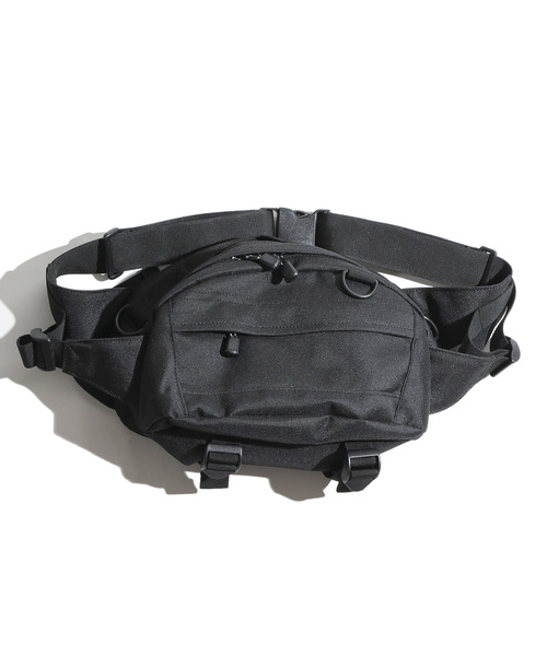 WEGO（ウィゴー）の「WEGO/ウエストボディバッグ（ボディバッグ/ウエストポーチ・レディース・ブラック/パープル・FREE）」の6枚目の写真