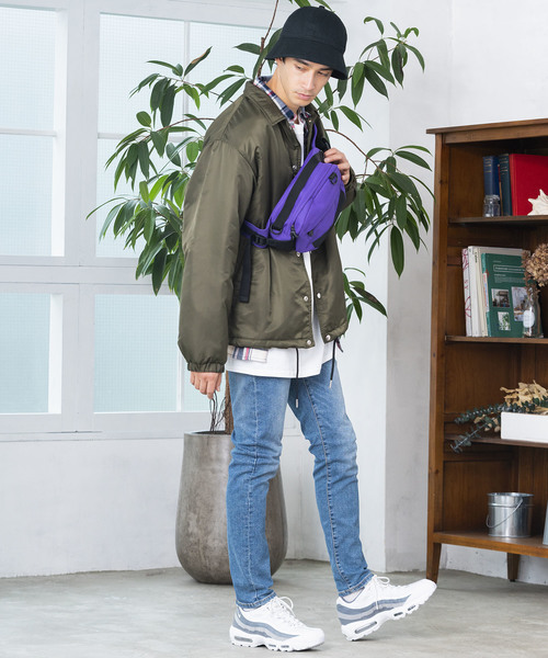 WEGO（ウィゴー）の「WEGO/ウエストボディバッグ（ボディバッグ/ウエストポーチ・レディース・ブラック/パープル・FREE）」の19枚目の写真