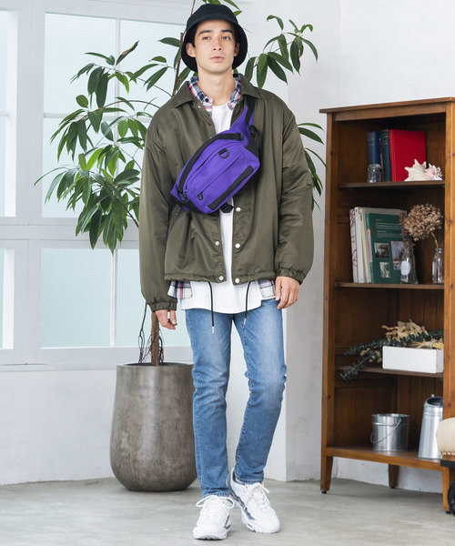 WEGO（ウィゴー）の「WEGO/ウエストボディバッグ（ボディバッグ/ウエストポーチ・レディース・ブラック/パープル・FREE）」の13枚目の写真