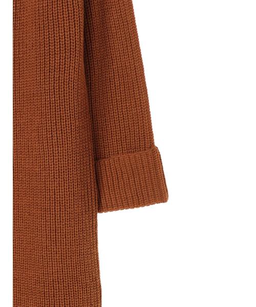 AMERICAN HOLIC（アメリカンホリック）の「・ボートネックラグランニットワンピース＊（ワンピース・レディース・アイボリー/チャコールグレー/ブラック/キャメル/ダークグリーン・FREE）」の7枚目の写真